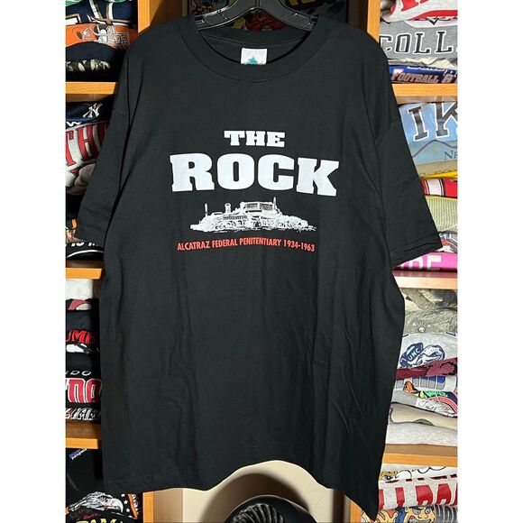 Vintage 90s NOS The Rock Alcatraz Prison Tee - Picture 1 of 4